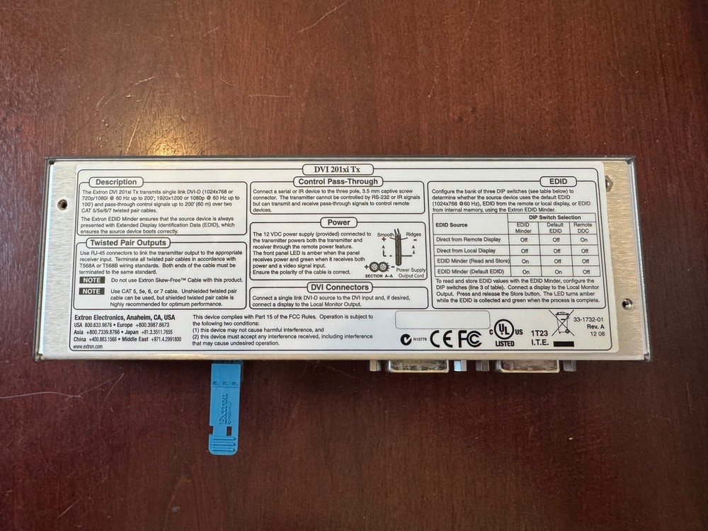Extron DVI 201xi Tx DVI Transmitter