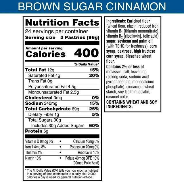 Pop-Tarts Brown Sugar Cinnamon, 48 ct.