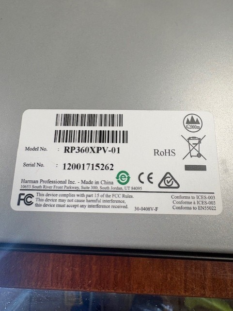 DigiTech RP360XPV-01 Black Guitar Multi-Effect Processor Pedal