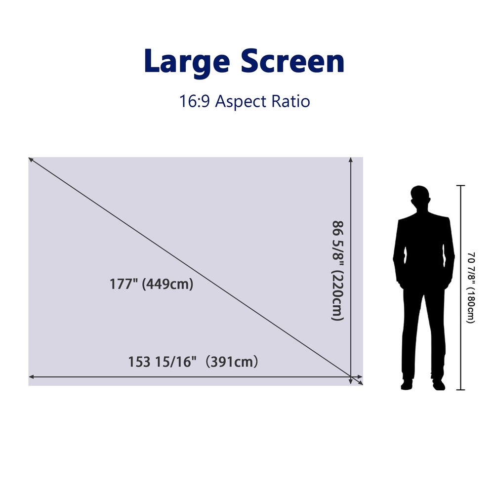 177" Projection Screen Diagonal