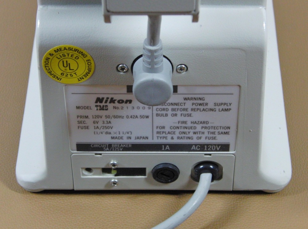 Nikon TMS Inverted Phase Contrast Microscope with (2) x Objectives