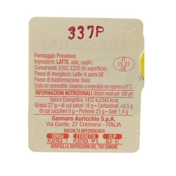 Auricchio Provolone Giovane 800 G