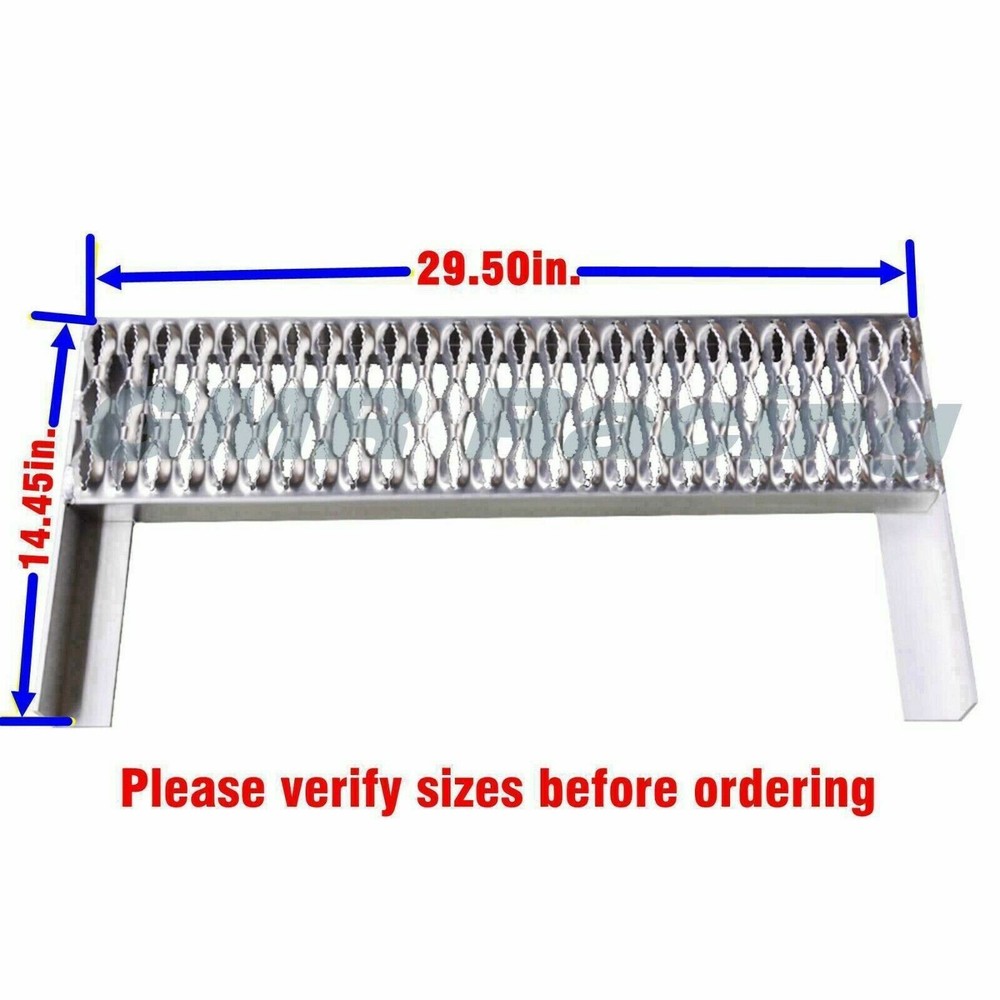 ALUMINUM STEP FOR PETERBILT BATTERY BOX TOOLBOX REPLACEMENT - 29.5" x 7" x 2" In