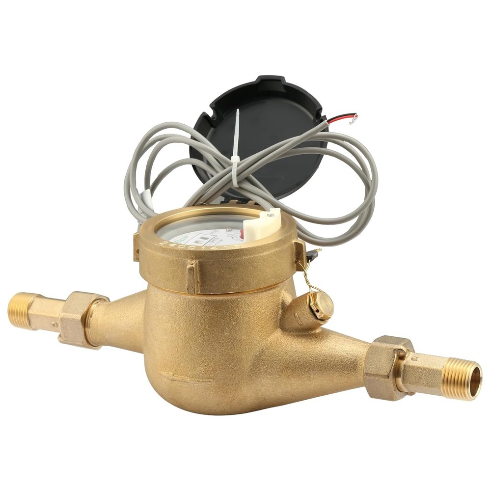 Cold Water Meter with Pulse Output, Watflow DN15 1/2" NPT Couplings
