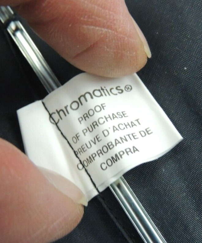 CHROMATICS 22 AUTOMATIC UMBRELLA, BLACK