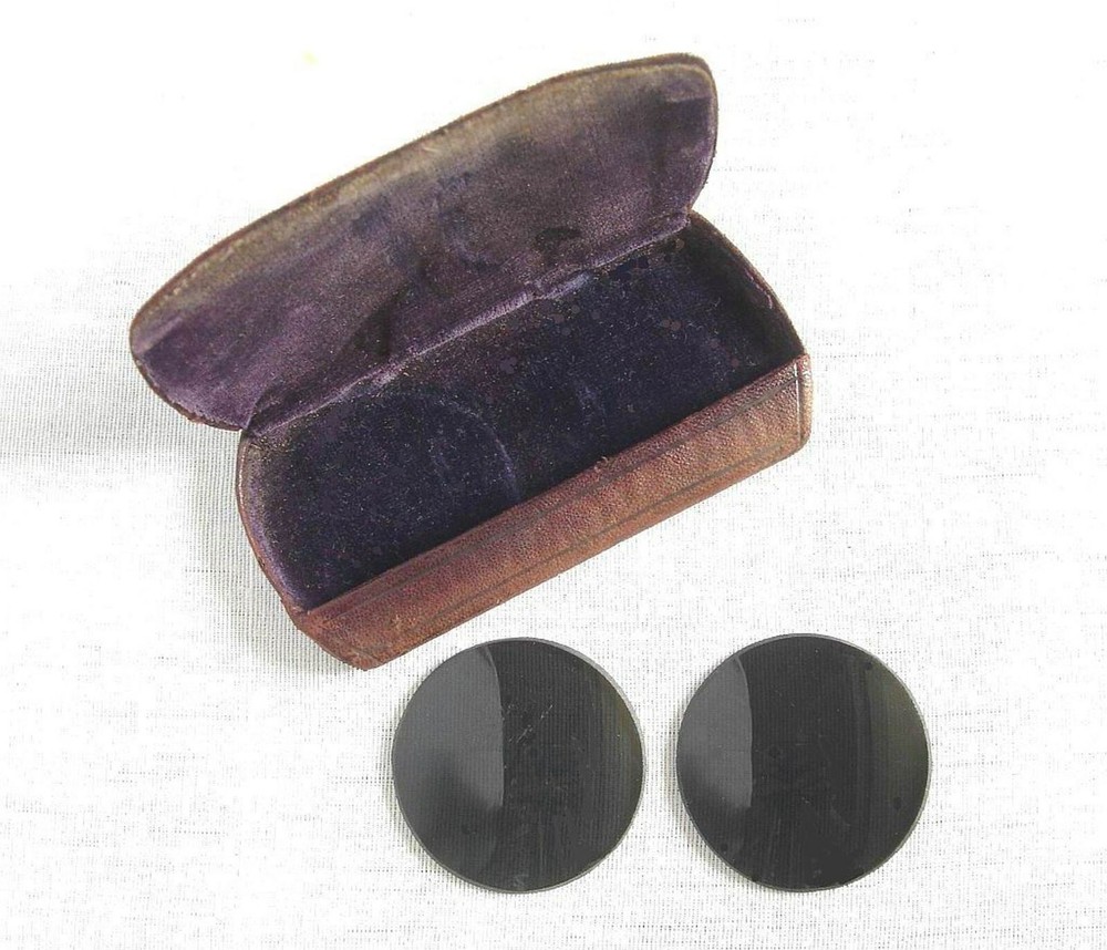 ANTIQUE EYEGLASSES SUNGLASSES WITH ORIGINAL BOX CASE
