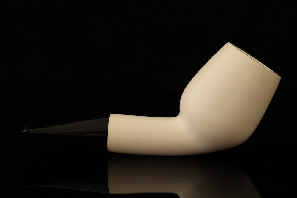 srv Premium - Nosewarmer Devil Anse Block Meerschaum Pipe with case 14406r