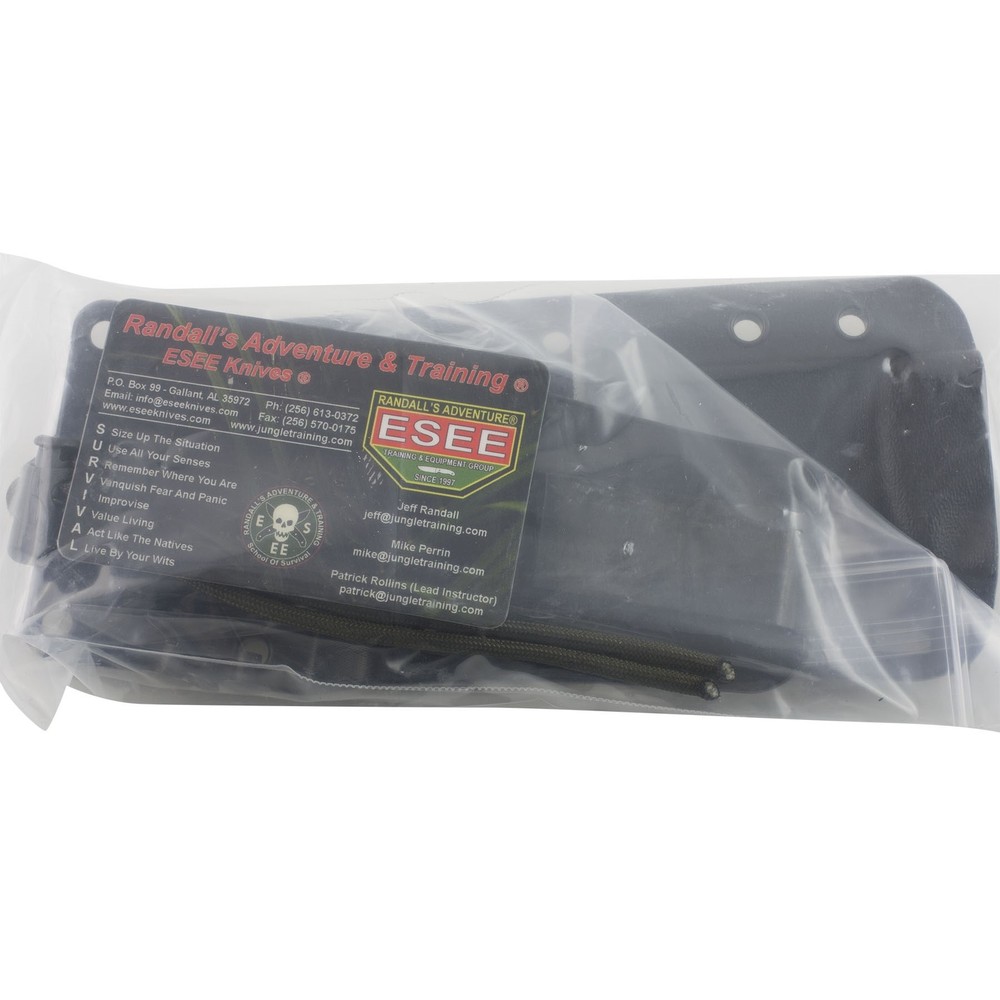 ESEE Model 5 Complete Molded Black Kydex Sheath System Hardware