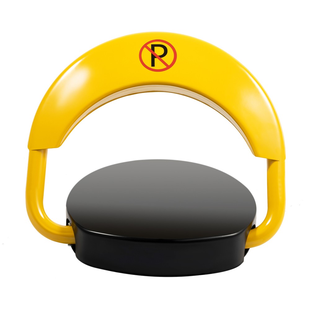 Automatic Parking Space Lock Remote Control Yellow Parking Barrier Waterproof
