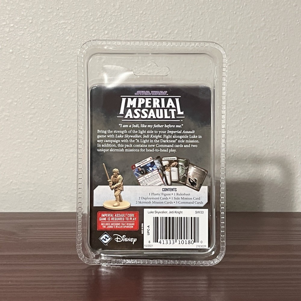 Star Wars Imperial Assault Luke Skywalker Jedi Knight
