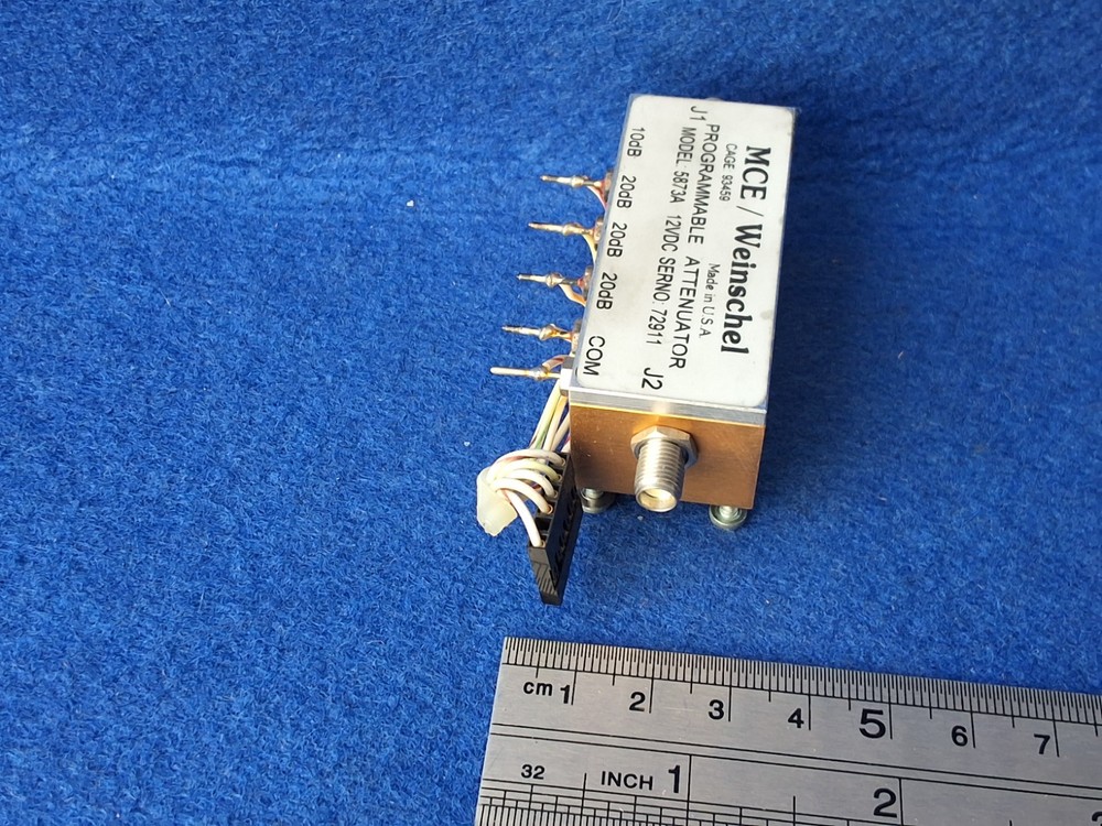 MCE/ Weinschel 5873A Programmable Attenuator 12VDC.