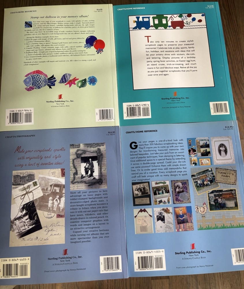New 4 Scrapbook Idea Books