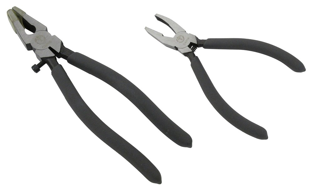 Glass Running & Breaking Pliers, 2PC Kit