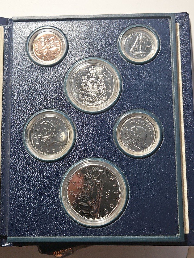 1981 Canada Proof Set, 6  Coins ( CA.#40 )