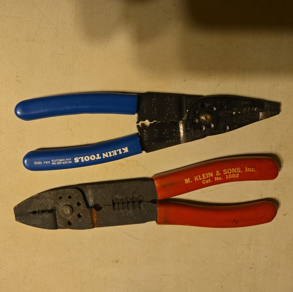 Klein Tools assorted Tool Lot Vintage