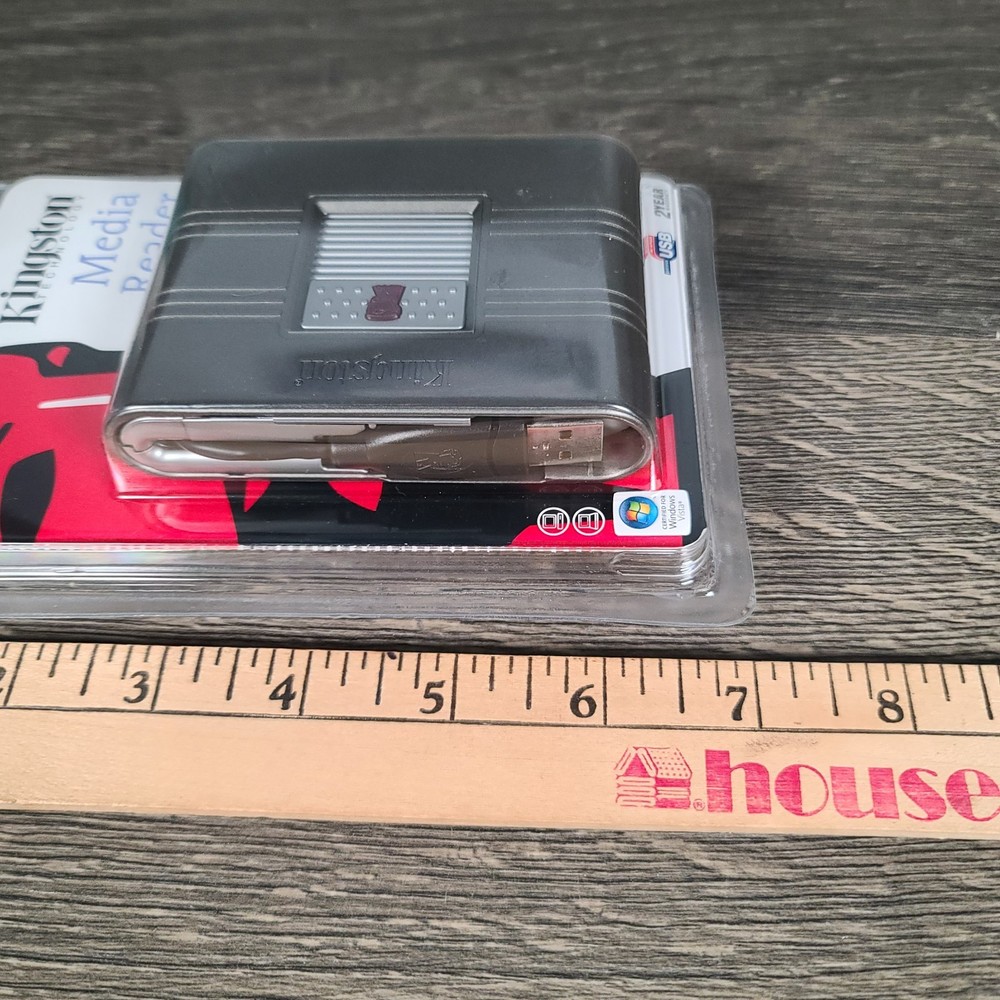 Brand New Sealed Kingston Technology FCR-HS219/1 USB2.0 Flash Memory Reader