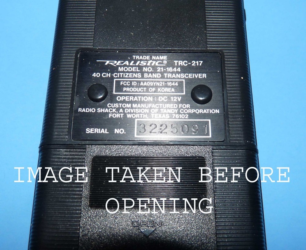 Realistic TRC-217 CB Transceiver Stranger Things Read Description