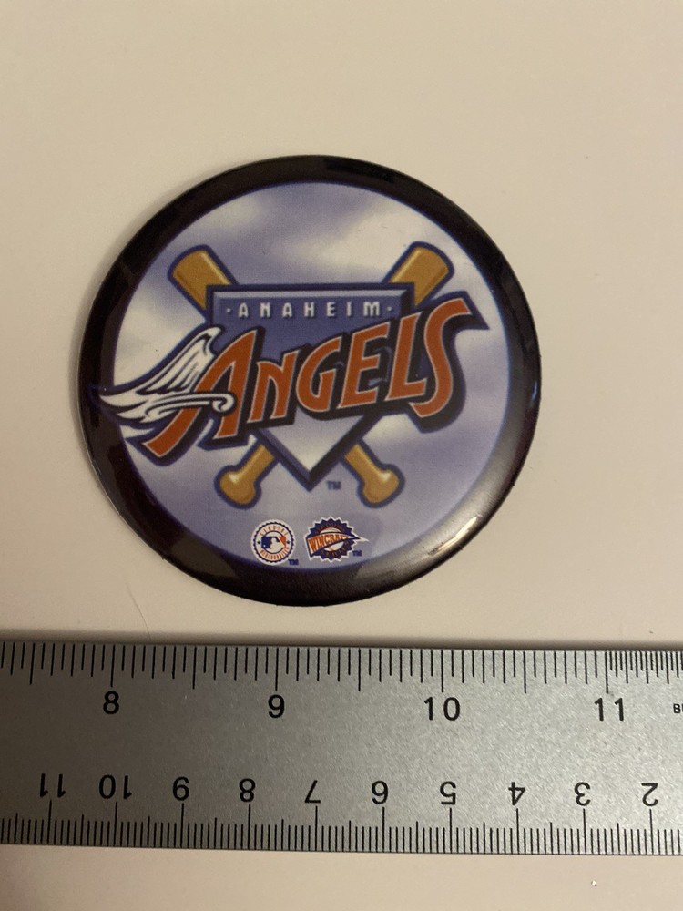 Anaheim Angels Pin Back Button P92