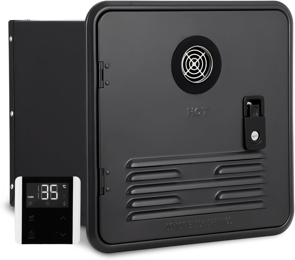 48K BTU Tankless RV Water Heater, Smart Remote Control, High Altitude, Efficient