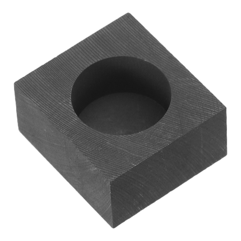 Silver and Graphite Crucible for Melting Beading Dish Molds