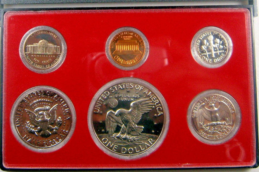 1977-S DEEP CAMEO CLAD PROOF SET U.S. MINT GOVERNMENT PACKAGING