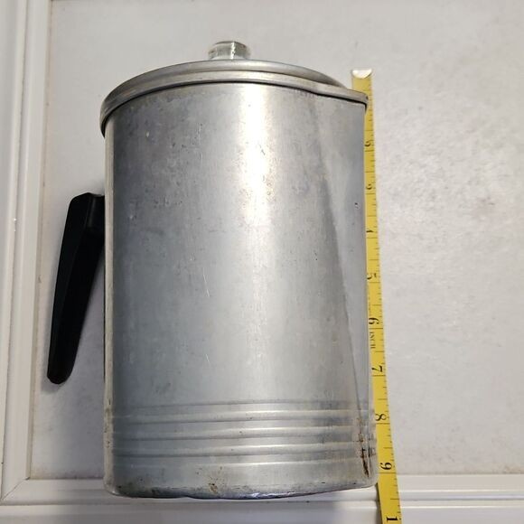 Vintage Chilton Ware Coffee Percolator with Black Handle