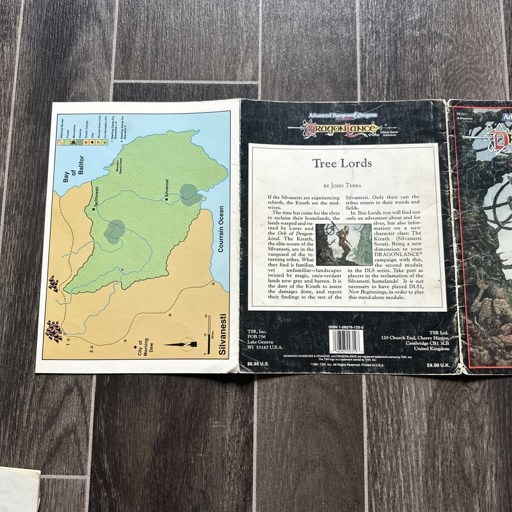 Tree Lords DLS2 Dragonlance 2nd edition AD&D 2e D&D Dungeons Dragons