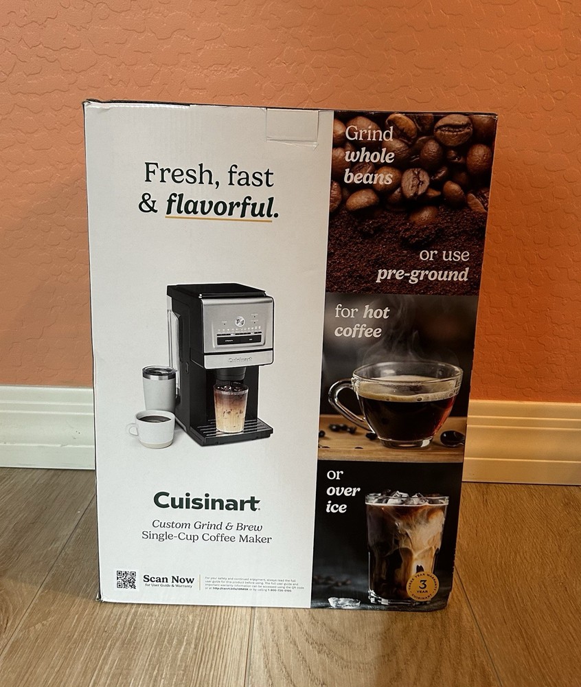 Cuisinart Custom Grind & Brew Single-Cup Coffee Maker DGB-30