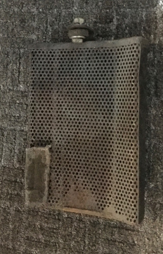 Vokes air filter. It has had a repair that needs redoing.