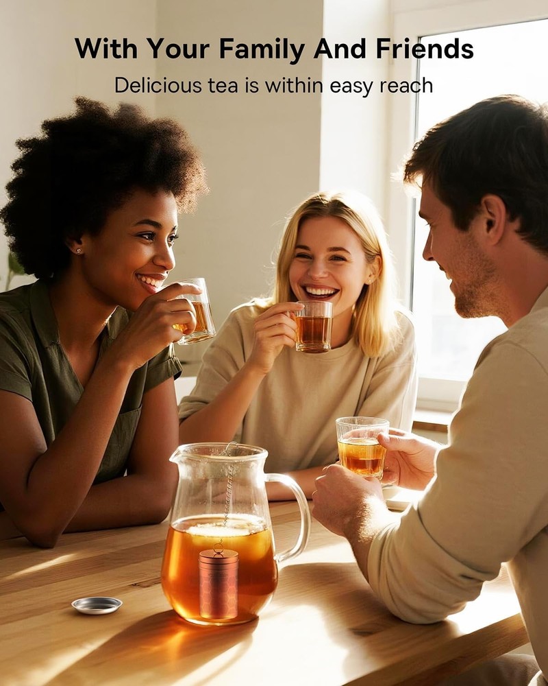 House Again Tea Infusers, Extra Fine Mesh Tea Strainers for Loose Tea, Updated S