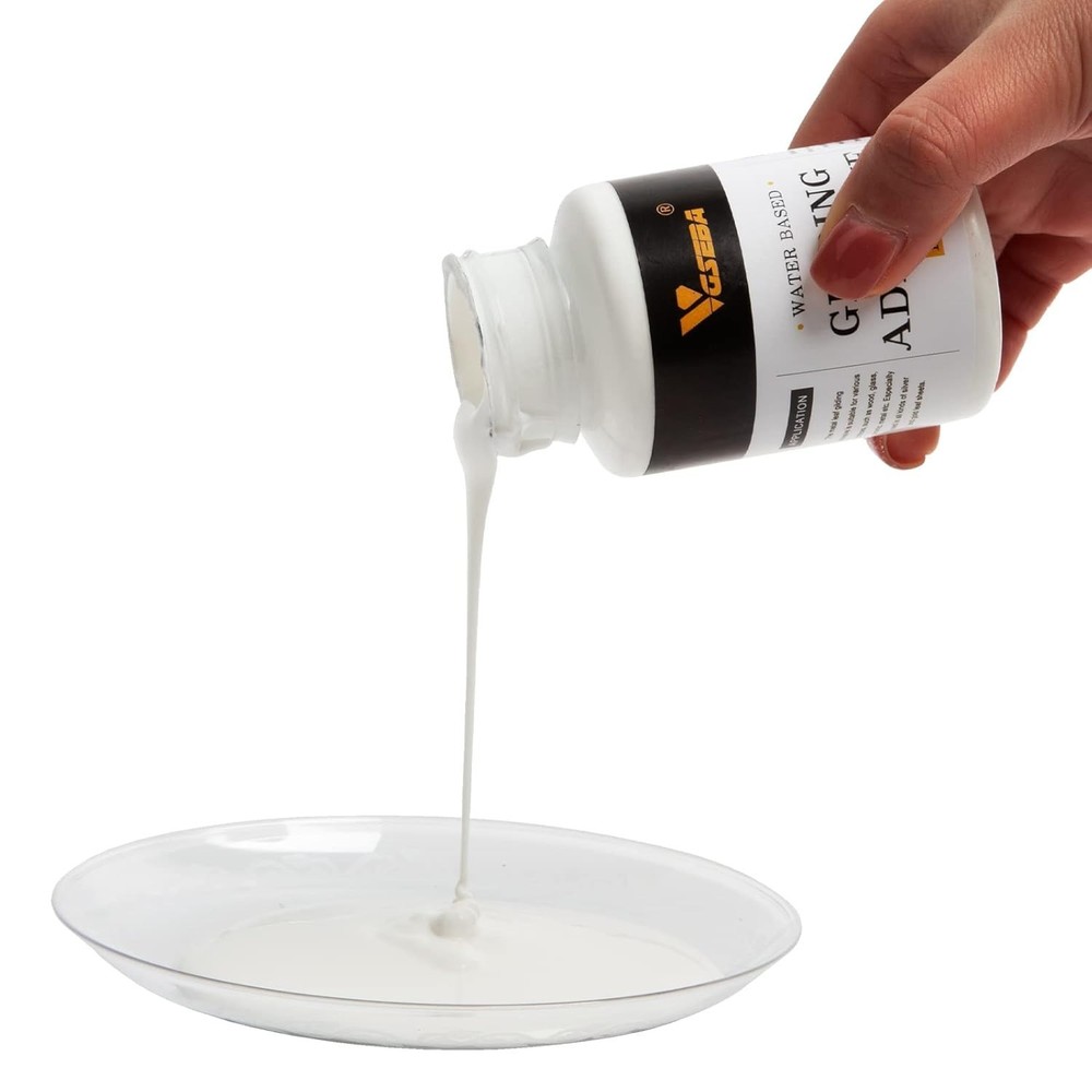 Gilding Adhesive & Varnish Set - Non-Toxic 200ml Gold Leaf Solution