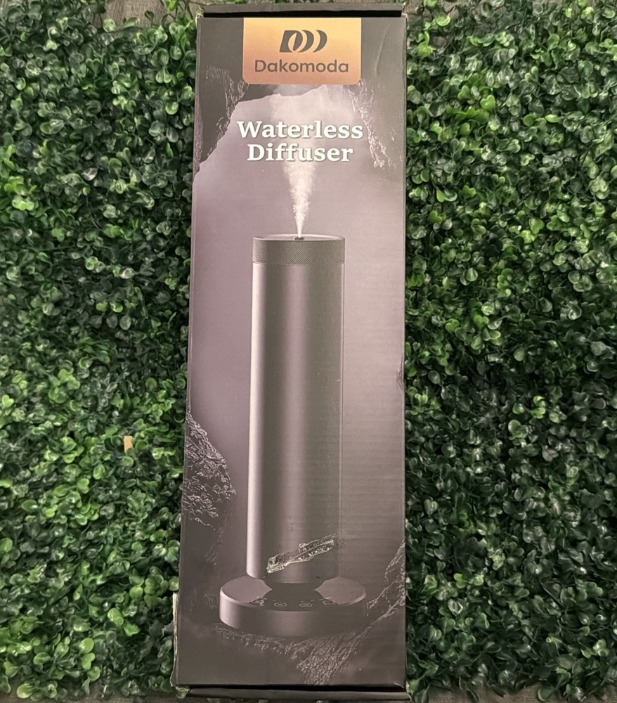 Dakomoda Waterless Diffuser with 90ML Essential Oils, Covers 1000 Sq Black