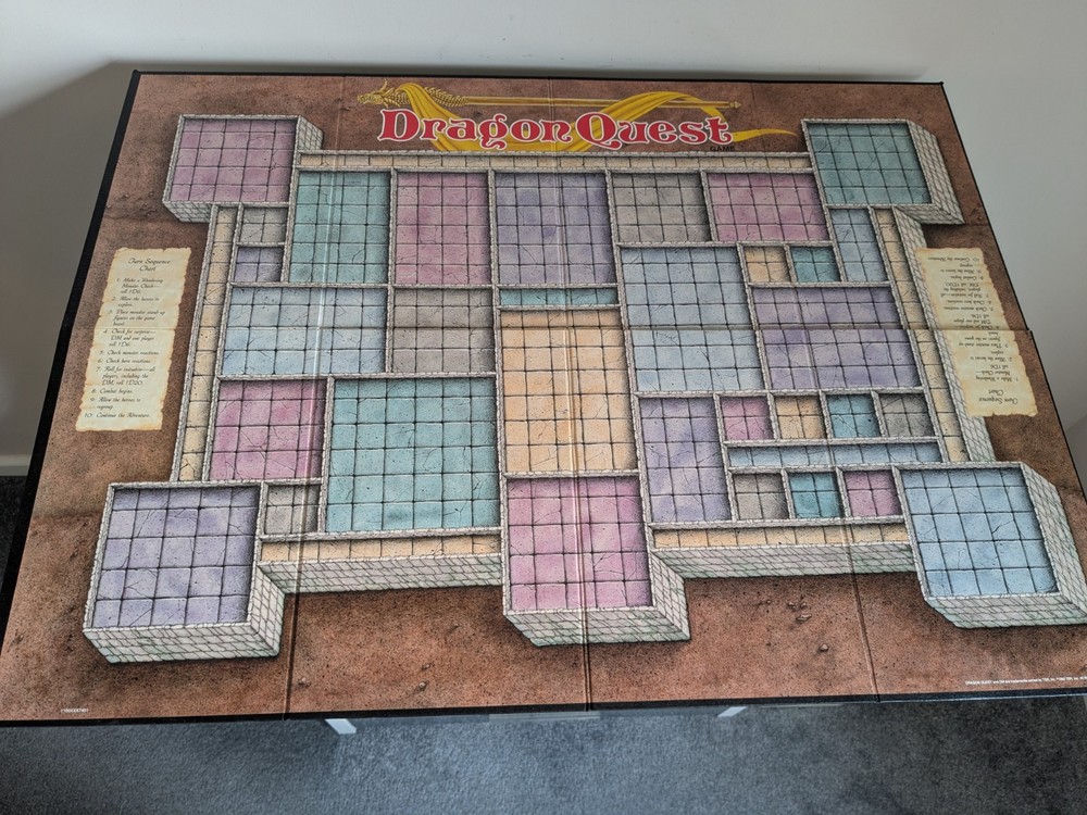 Spares & Replacements - 1992 Dragon Quest Replacement Gameboard
