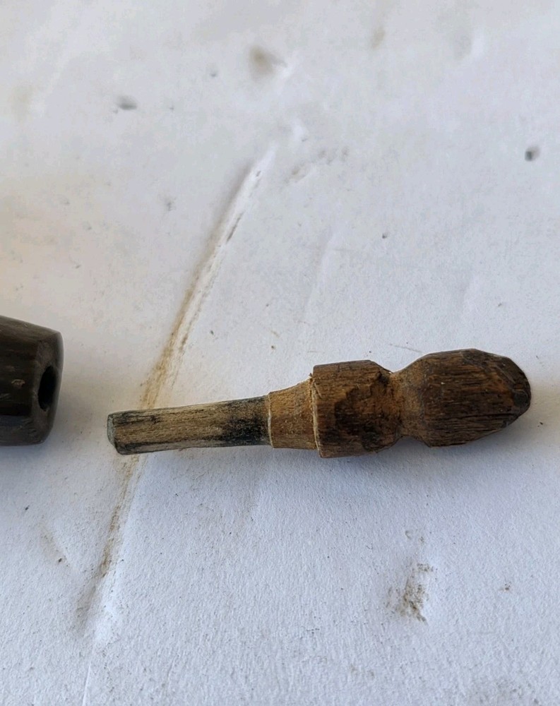 2-Antique Powder Horn