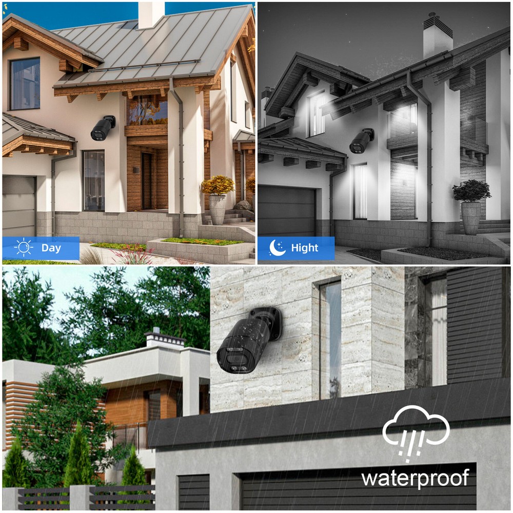 8CH DVR Security Video Camera Recorder Human Detection with 500GHDD Set