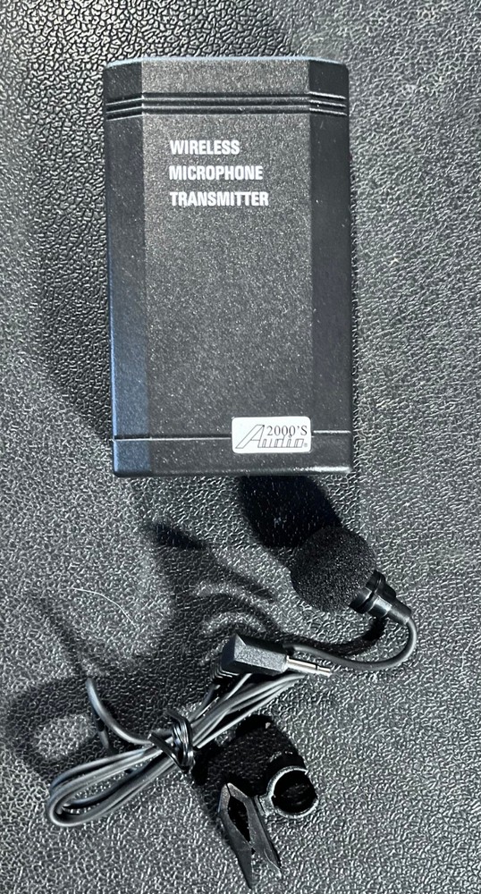 Audio 2000 AWX-609 Lavalier Microphone with Clip & Wireless Transmitter