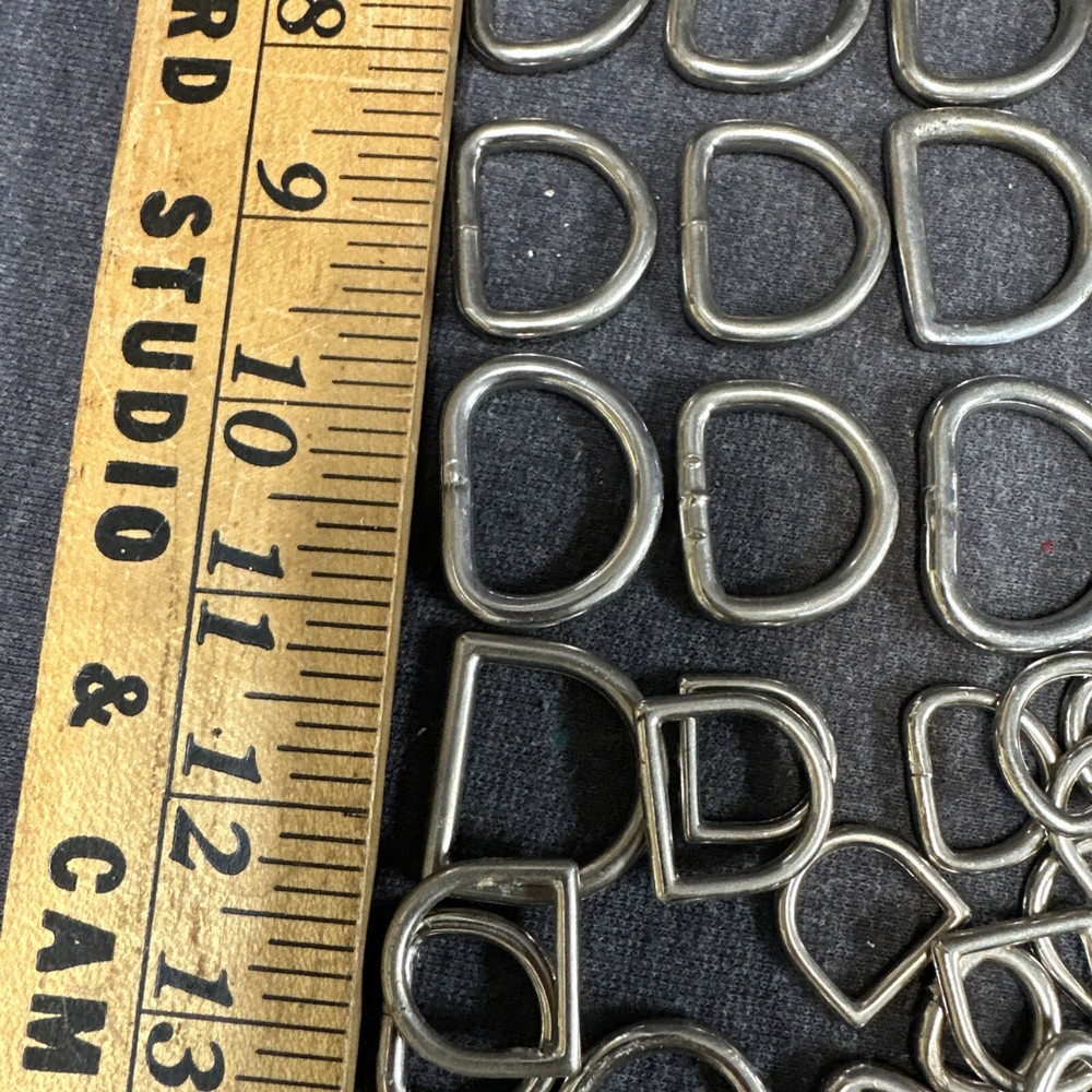 Lot Assorted Sizes Saddle Dee D Rings Saddle Tack