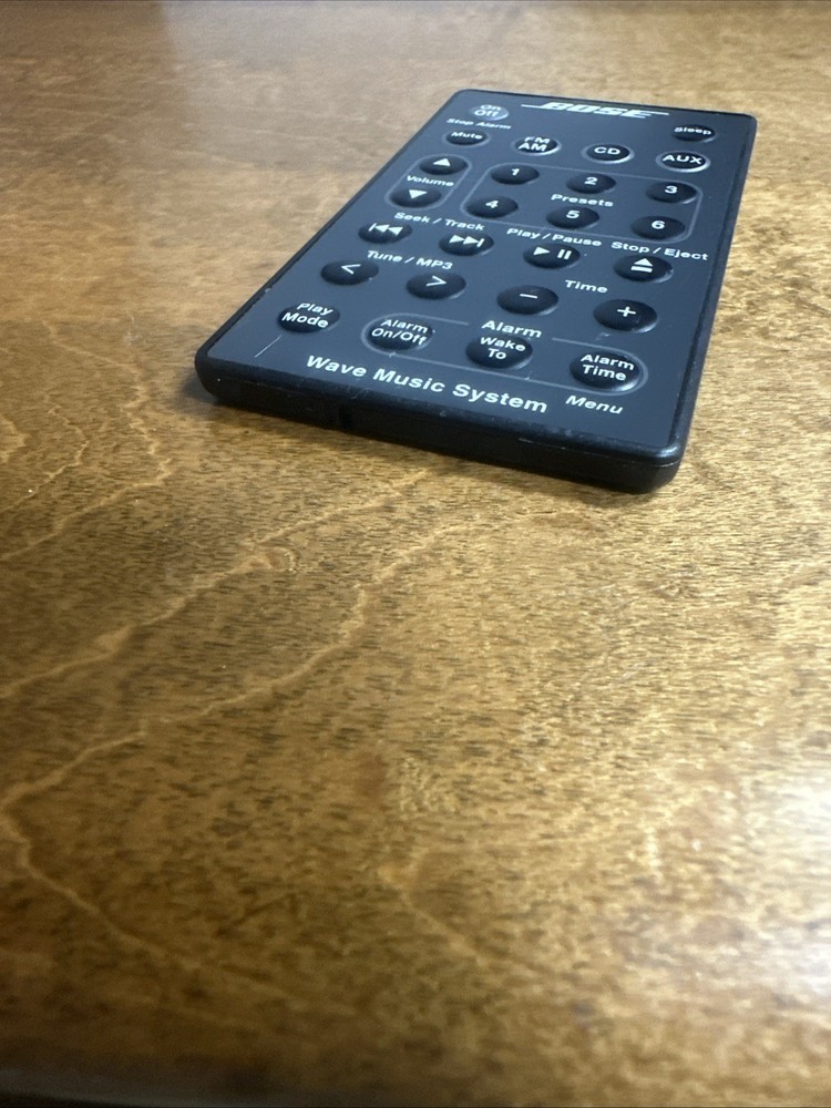 TESTED BOSE Wave Sound Music System Remote Control Black With Battery