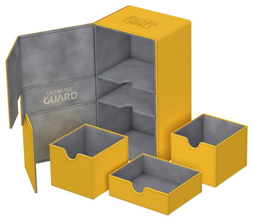 - Deck Box: Twin Flip N Tray Xenoskin 200 Amber