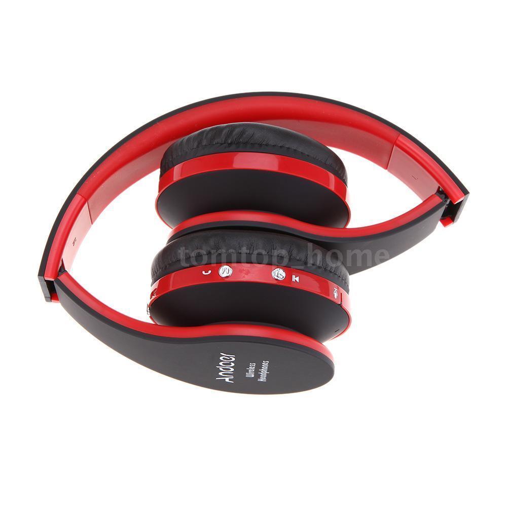 AudioBLUE-Wireless Bluetooth Foldable Headphone Headset-iPhone-Samsung-BK
