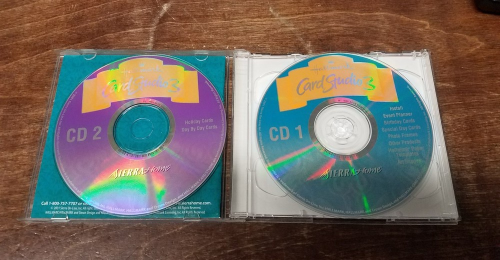Hallmark Card Studio 3 PC CD Design Print Personalized Greeting Projects Windows