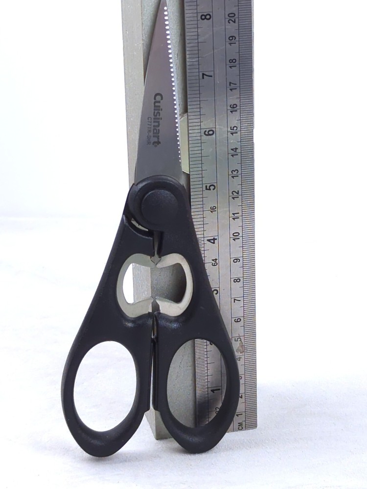 Cuisinart CLASSIC 8" KITCHEN SHEARS w/ STAINLESS Blade & BLACK Handle C77TR-SHR