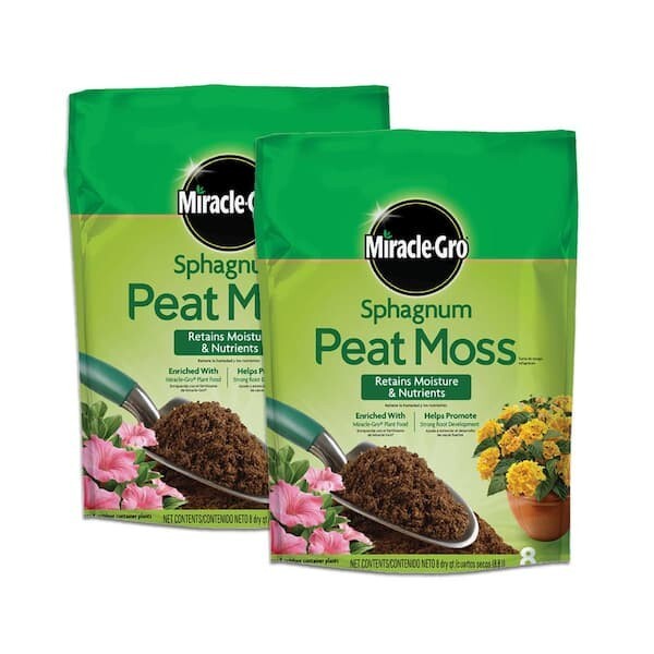 16 Qt. Sphagnum Peat Moss (2-Pack)