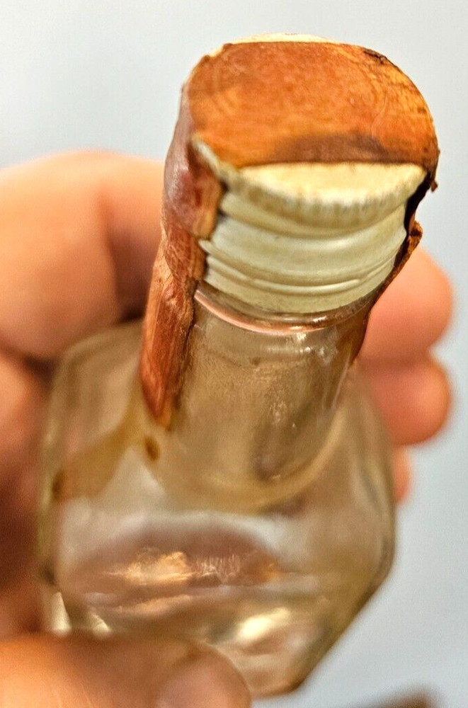 American Five Star Brandy 1/10 pint empty bottle got blitzed with class