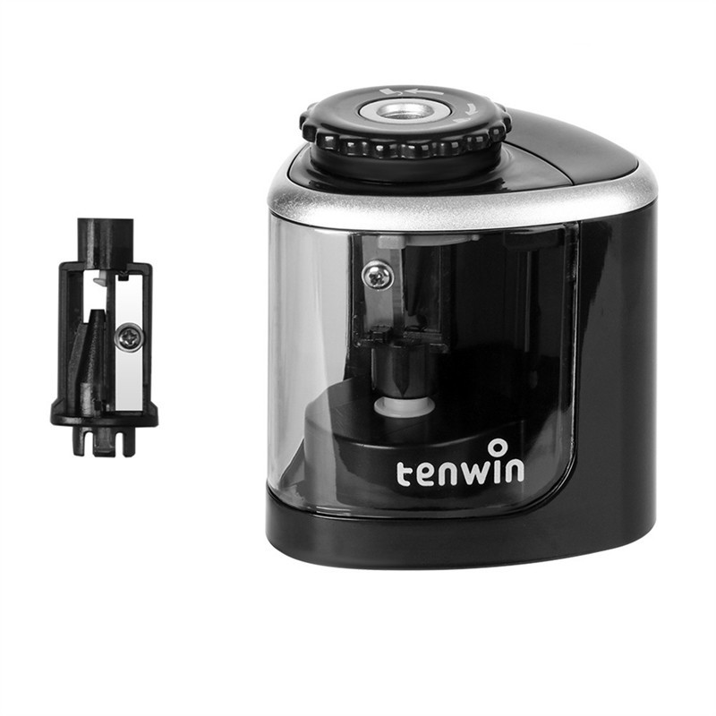 Electric Automatic Pencil Sharpener Desktop Battery Operated School Office Tool