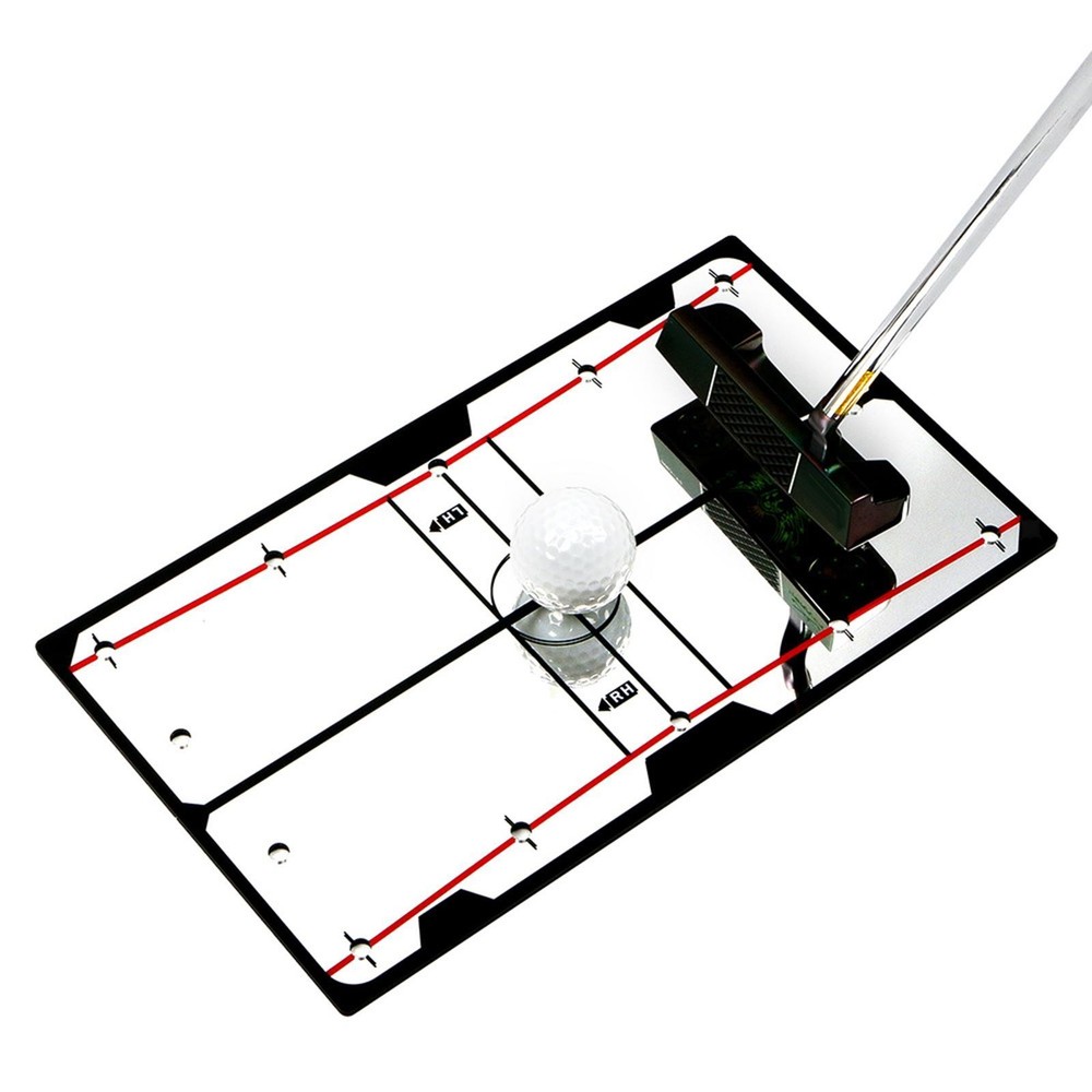 Golf Putting Alignment Mirror Golf Swing Golf Putter Line Position Correction