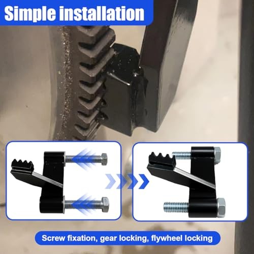 Flywheel Locking Tool, Car Engine Flexplate Holding Locking Tool Kit for Black