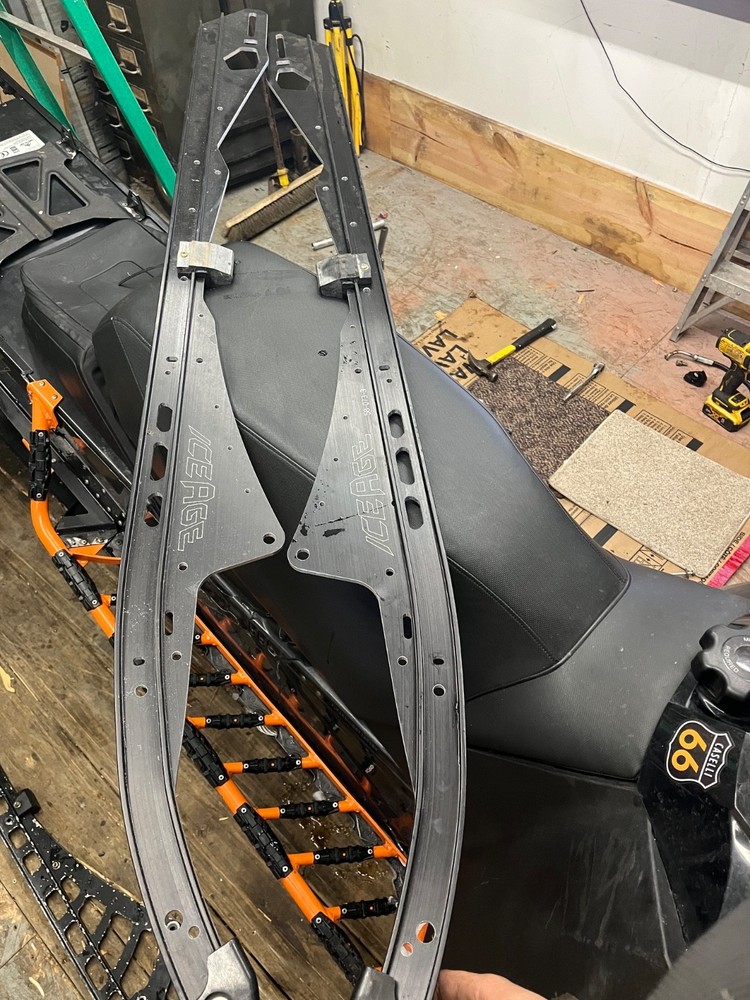 Arctic cat proclimb 153 ice age bomber rails