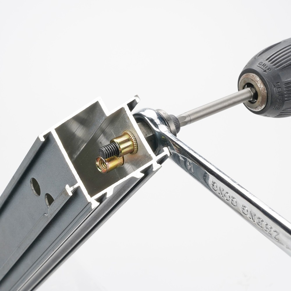 Hand Rivet Nut Gun,Head Nuts Simple Installation Manual Riveter Rivnut Tool Kit