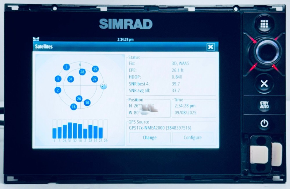 Simrad NSS7 evo2 Touch Screen Multifunction Chartplotter Display MFD
